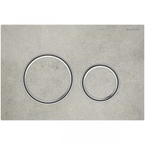 Geberit Betätigungsplatte Sigma21, für 2-Mengen-Spülung verchromt, Betonoptik