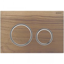 Geberit Betätigungsplatte Sigma21, für 2-Mengen-Spülung verchromt, Nussbaum amerikanisch