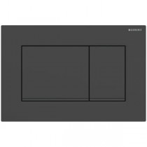 Geberit Betätigungsplatte Sigma30, für 2-Mengen-Spülung schwarz matt lackiert, beschichtet