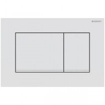 Geberit Betätigungsplatte Sigma30, für 2-Mengen-Spülung weiß matt lackiert, beschichtet