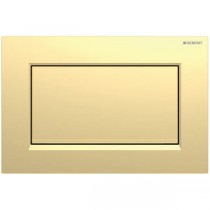 Geberit Betätigungsplatte Sigma30, für Spül-Stopp-Spülung, vergoldet