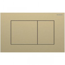 Geberit Sigma 40 BetPl., für 2-Mengen-Spülung Square, messingfarben gebü./Etc