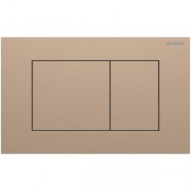 Geberit Sigma 40 BetPl., für 2-Mengen-Spülung Square, rotgold gebü./Etc