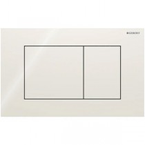 Geberit Sigma 40 BetPl., für 2-Mengen-Spülung Square, Glas, sand-grau