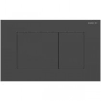 Geberit Sigma 40 BetPl., für 2-Mengen-Spülung Square, schwarzmatt/Etc
