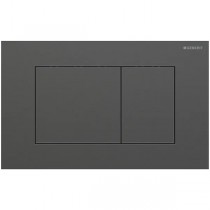 Geberit Sigma 40 BetPl., für 2-Mengen-Spülung Square, schwarzchrom gebü./Etc