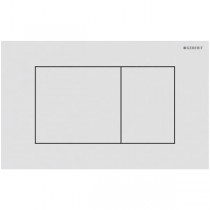 Geberit Sigma 40 BetPl., für 2-Mengen-Spülung Square, weißmatt/Etc