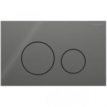 Geberit Sigma 40 BetPl., für 2-Mengen-Spülung Round, Glas, Lava