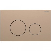 Geberit Sigma 40 BetPl., für 2-Mengen-Spülung Round, rotgold gebü./Etc