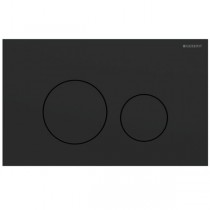 Geberit Sigma 40 BetPl., für 2-Mengen-Spülung Round, schwarzmatt/Etc