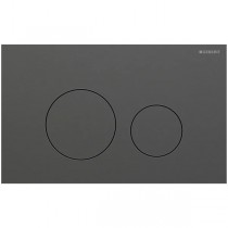 Geberit Sigma 40 BetPl., für 2-Mengen-Spülung Round, schwarzchrom gebü./Etc