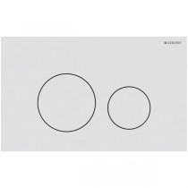 Geberit Sigma 40 BetPl., für 2-Mengen-Spülung Round, weißmatt/Etc