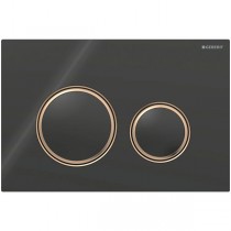 Geberit BetPl. Sigma21, für 2-Mengen-Sp. rotgold, schwarz