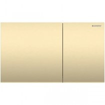 Geberit Sigma70 BetPl., für 2-Mengen-Spülung Edelstahl messing