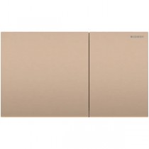 Geberit Sigma70 BetPl., für 2-Mengen-Spülung Edelstahl rotgold