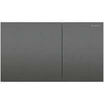 Geberit Sigma70 BetPl., für 2-Mengen-Spülung Edelstahl schwarzchrom