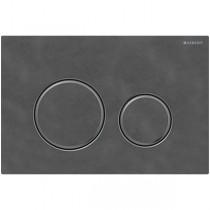 Geberit Betätigungsplatte Sigma 21, für 2-Mengen-Spülung schwarzchrom, Mustang Schiefer