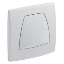 Geberit Betätigungsplatte Twinline für Urinalsteuerung mit pneumatischer Spülauslösung weiß-alpin