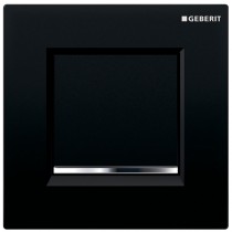 GE UR-Strg. mit pneumatischer Spülausl. BetPl. Typ 30 schwarz/glanzchrom/schw