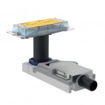 Geberit CleanLine Rohbauset für Duschrinnen, für Estrichhöhe am Einlauf 65-90 mm