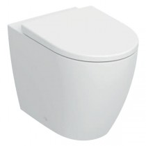 Geberit iCon Set SWC, Tiefsp., wandbündig geschl.,TurboFlush, WC-Sitz T:56cm, weiß