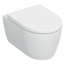 Geberit iCon Set WWC, Tiefsp., geschl. Form TurboFlush, m. WC-Sitz, T:53cm, weiß