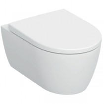Geberit iCon Set WWC, Tiefsp., geschl. Form TurboFlush, WC-Sitz, T:53cm, weiß, Tect