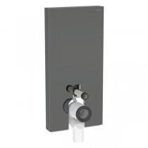 Geberit Monolith Plus Sanitärmodul f. SWC 101cm, Glas lava / alu. schwarzchrom