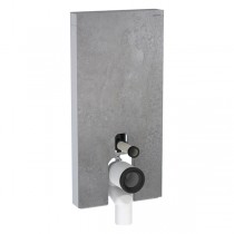 Geberit Monolith Plus Sanitärmodul f. SWC 101cm Steinzeug Betonoptik, Aluminium