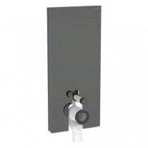Geberit Monolith Plus Sanitärmodul f. SWC 114cm, Glas lava / alu. schwarzchrom
