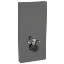 Geberit Monolith Plus Sanitärmodul f. WWC 101cm, Glas lava / alu. schwarzchrom