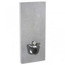 Geberit Monolith Plus Sanitärmodul f. WWC 114cm Steinzeug Betonoptik, Aluminium