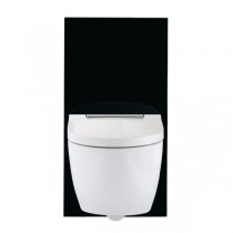 GE Monolith Sanitärmodul für Wand-WC 101 cm Glas schwarz