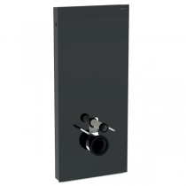 GE Monolith Sanitärmodul für Wand-WC 114cm, Glas lava, Aluminium schwarzchrom