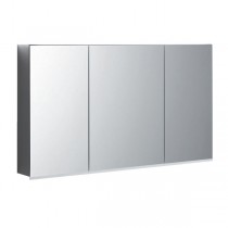 GE Option Plus Spiegelschrank m.Beleuchtung, drei Türen, 120x70x17,2cm