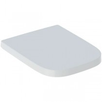 Geberit Renova Plan WC-Sitz, eckiges Design Quick Release, für WC teilgeschl. Form