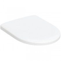 Geberit Renova WC-Sitz, Befestigung von oben mit Absenkautomatik, Quick Release, weiß