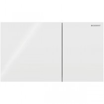 Geberit Sigma70 BetPl., für 2-Mengen-Spülung Glas weiß