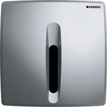 GE UR-Strg. mit elektronischer Spülausl. Netzbetrieb Abdeckplatte Kst. verchromt