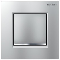 Geberit Typ 30 UR-Strg., pneum. Spülauslösung mattchrom l., Etc. / hochglanz verchromt