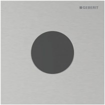 Geberit Typ 40 UR-Strg. m. elektron. Sp-Ausl. Batt.-Betr., Round, edelst. gebü./Etc