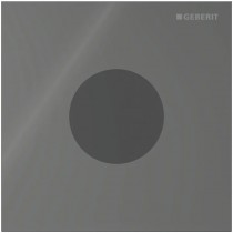 Geberit Typ 40 UR-Strg. m. elektron. Sp-Ausl. Batt.-Betr., Round, Glas, Lava