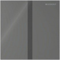 Geberit Typ 40 UR-Strg. m. elektron. Sp-Ausl. Netz.-Betr., Square, Glas, Lava