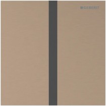 Geberit Typ 40 UR-Strg. m. elektron. Sp-Ausl. Netz.-Betr., Square, rotgold gebü./Etc
