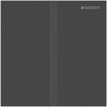 Geberit Typ 40 UR-Strg. m. elektron. Sp-Ausl. Netz.-Betr., Square, schwarzmatt/Etc