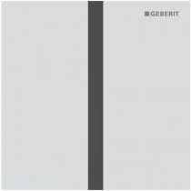 Geberit Typ 40 UR-Strg. m. elektron. Sp-Ausl. Netz.-Betr., Square, weißmatt/Etc