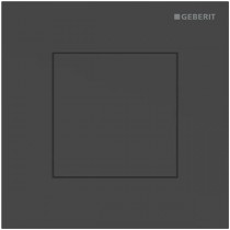 Geberit Typ 40 UR-Strg. med pneum. Sp-Ausl. Square, schwarzmatt/Etc