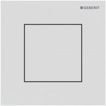Geberit Typ 40 UR-Strg. med pneum. Sp-Ausl. Square, weißmatt/Etc