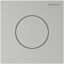 Geberit Typ 40 UR-Strg. med pneum. Sp-Ausl. Round, edelst. gebü./Etc