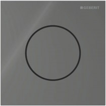 Geberit Typ 40 UR-Strg. med pneum. Sp-Ausl. Round, Glas, Lava